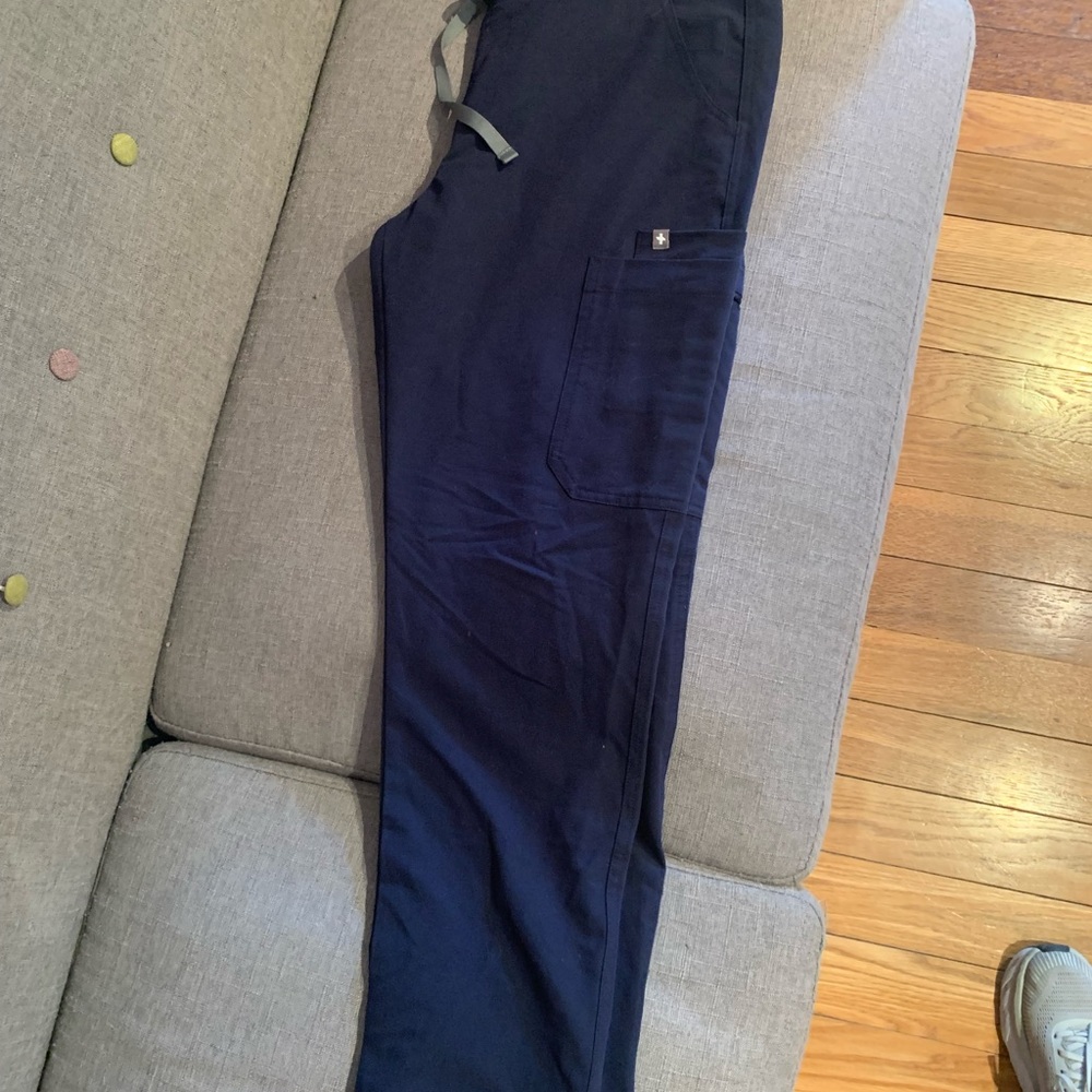 FIGS Navy Yola Pants. Small Petite. Like New. Only worn a handle of times.